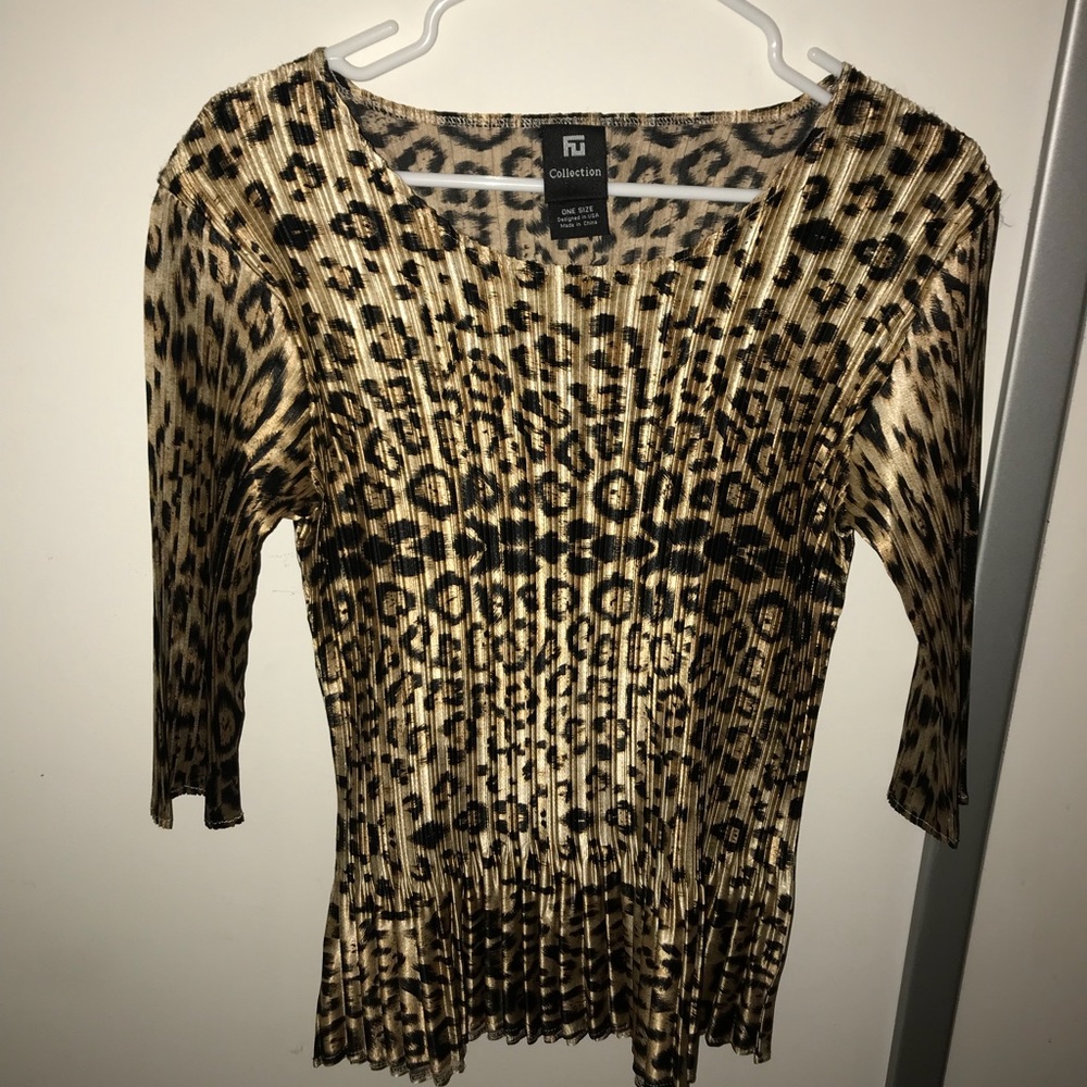 Business Silk Long Sleeve Top